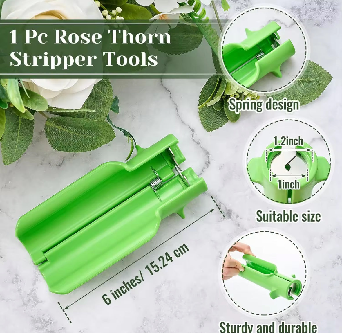 Rose Thorn Stripper Tool