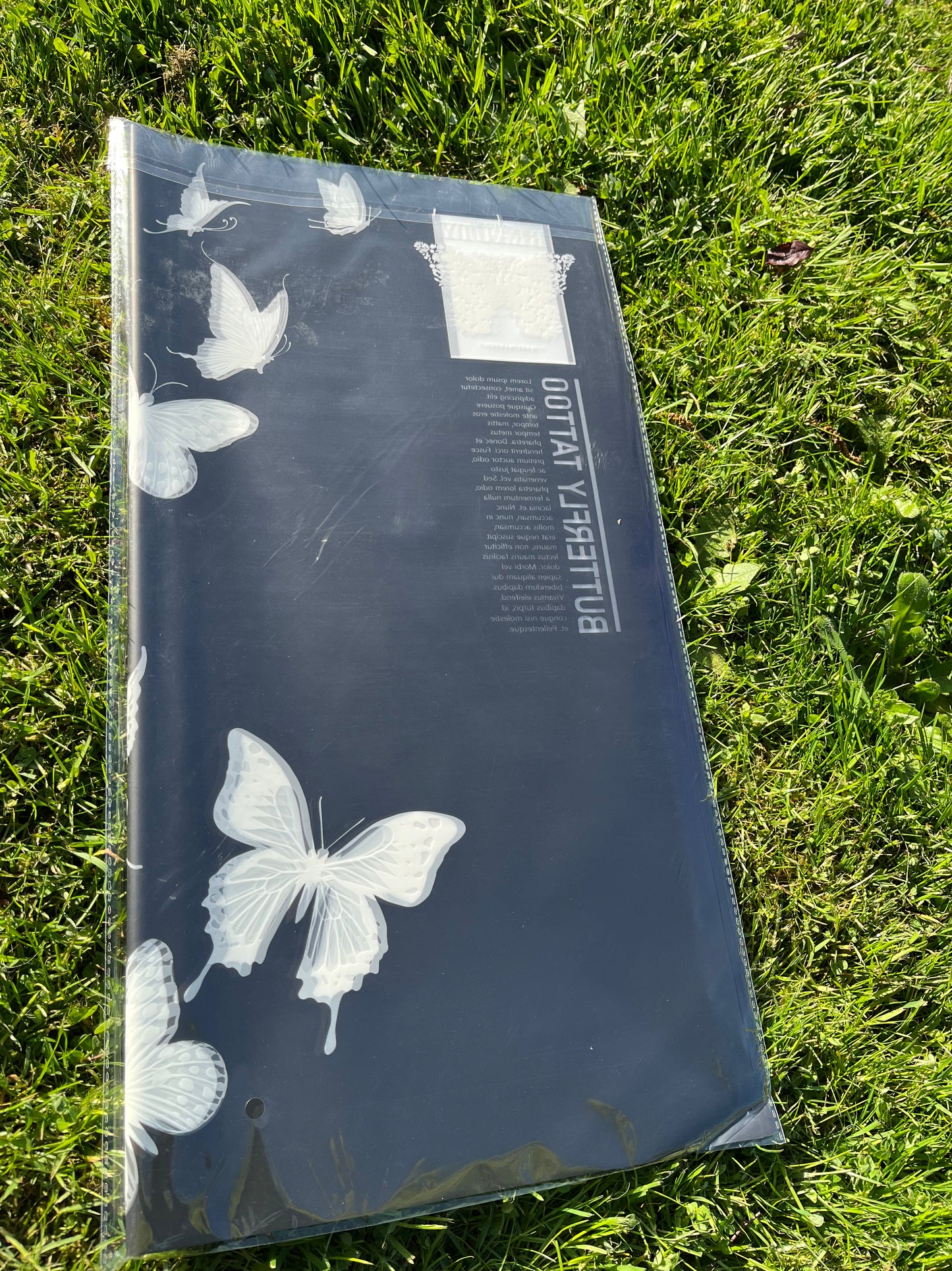 Butterfly print paper