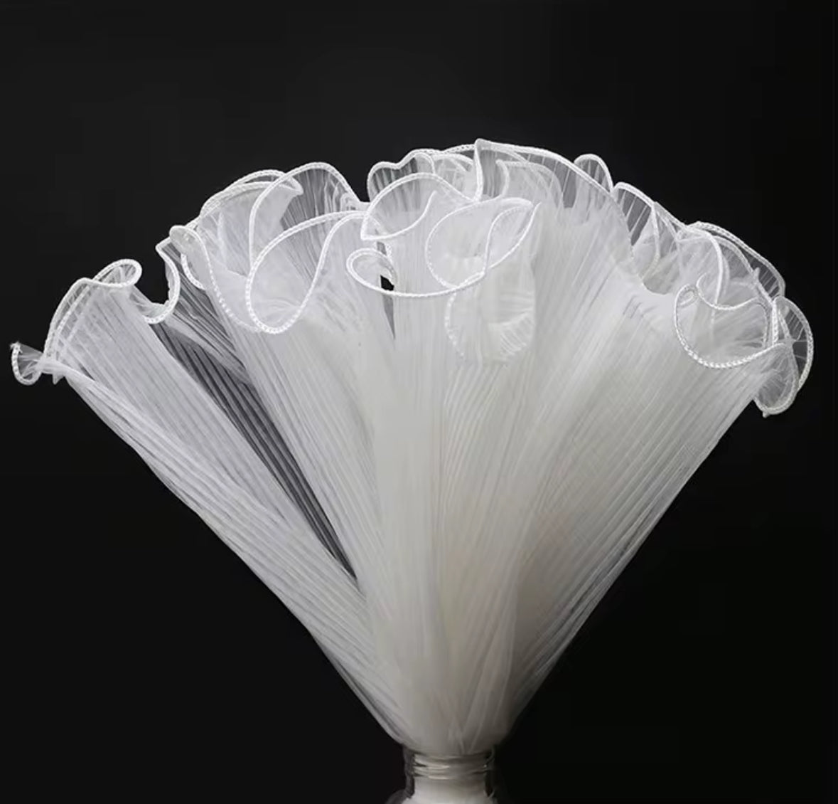 Wrapping Mesh- pearls, lights