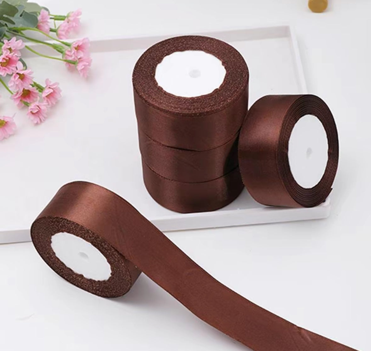Brown ribbon