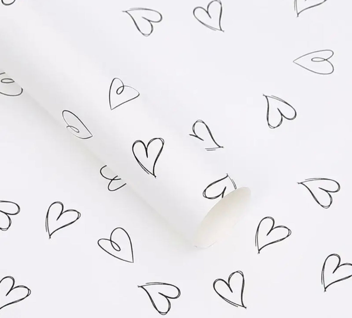 Small Print Hearts paper