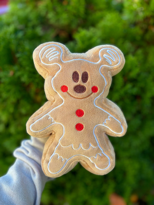 Gingerbread mouse plush