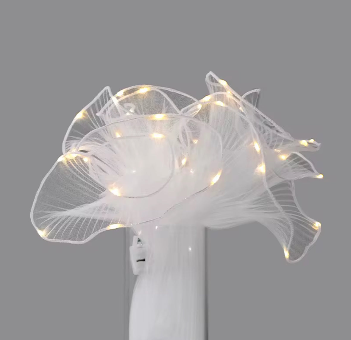Wrapping Mesh- pearls, lights