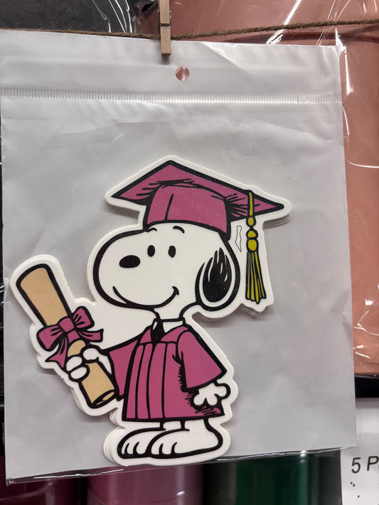 Snoopy graduation topper