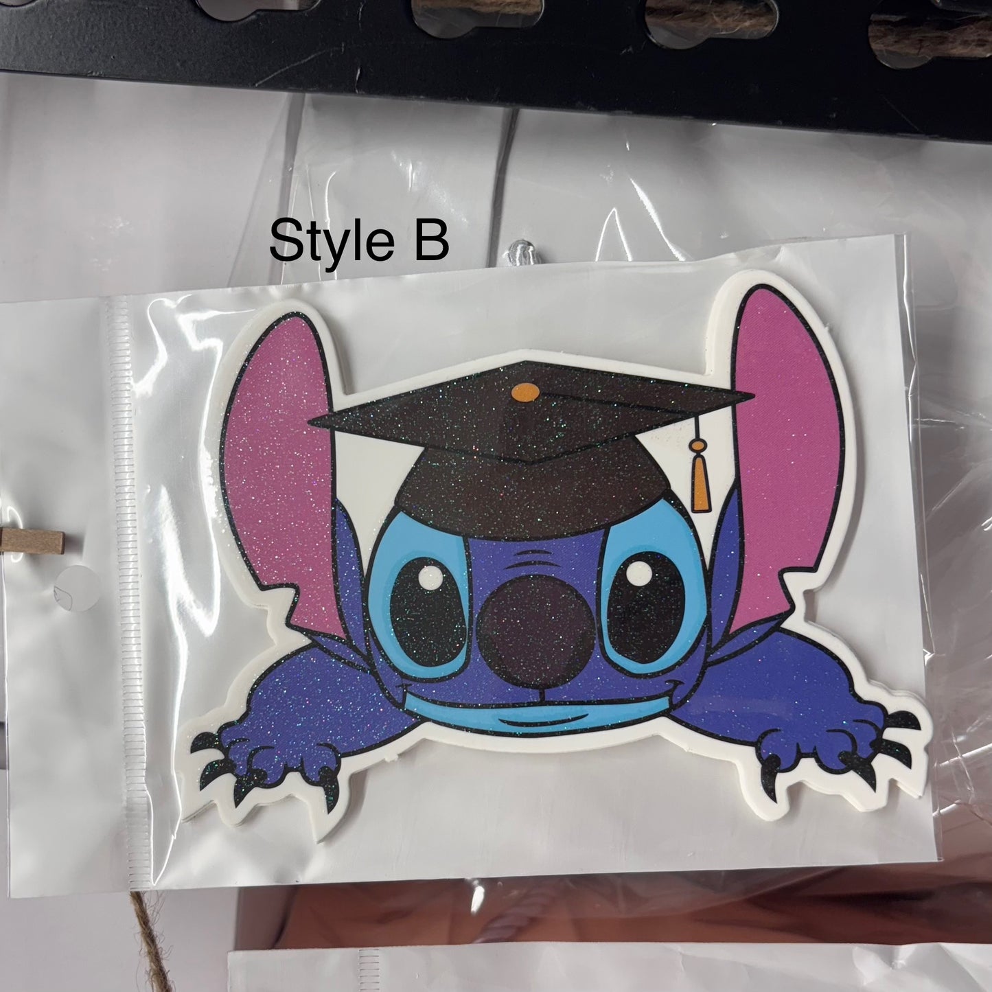 Stitch graduation topper