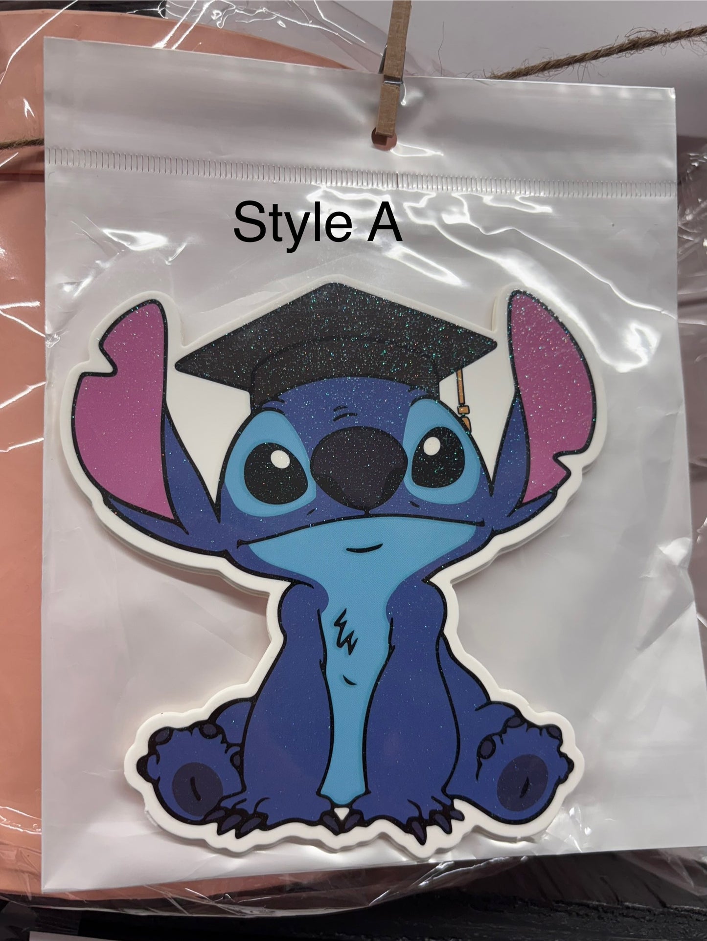 Stitch graduation topper