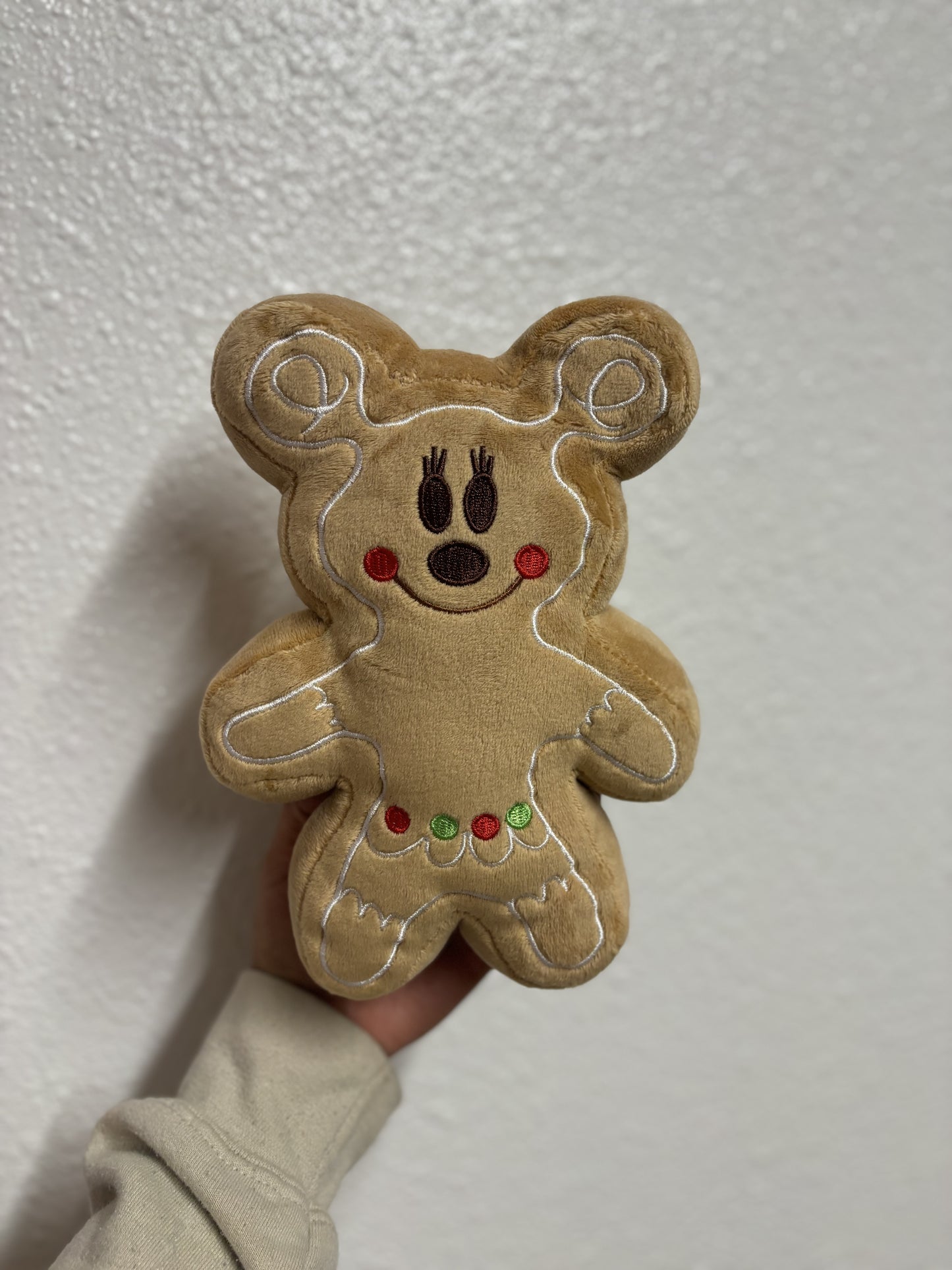 Gingerbread mouse plush