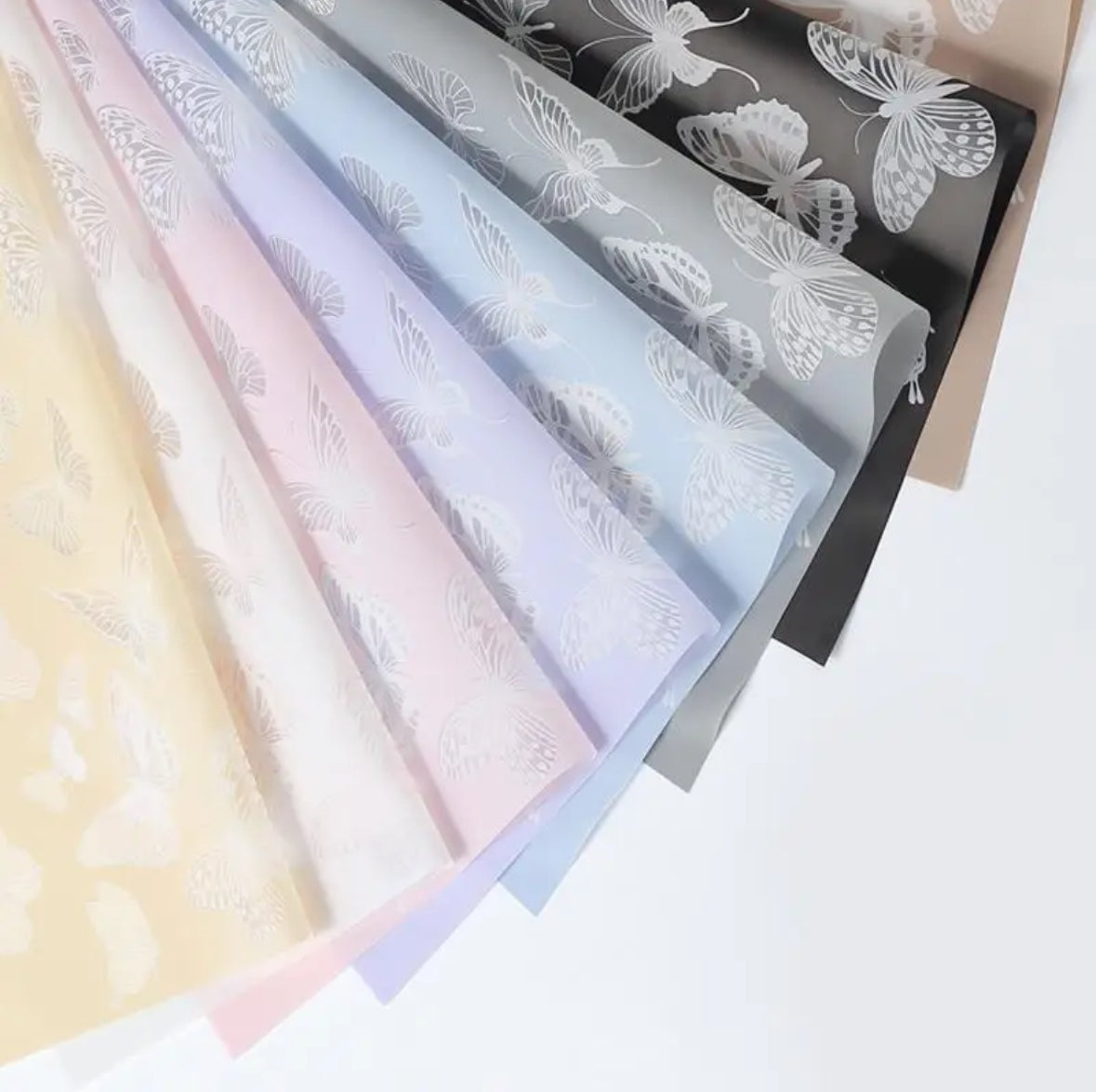 Butterfly print paper