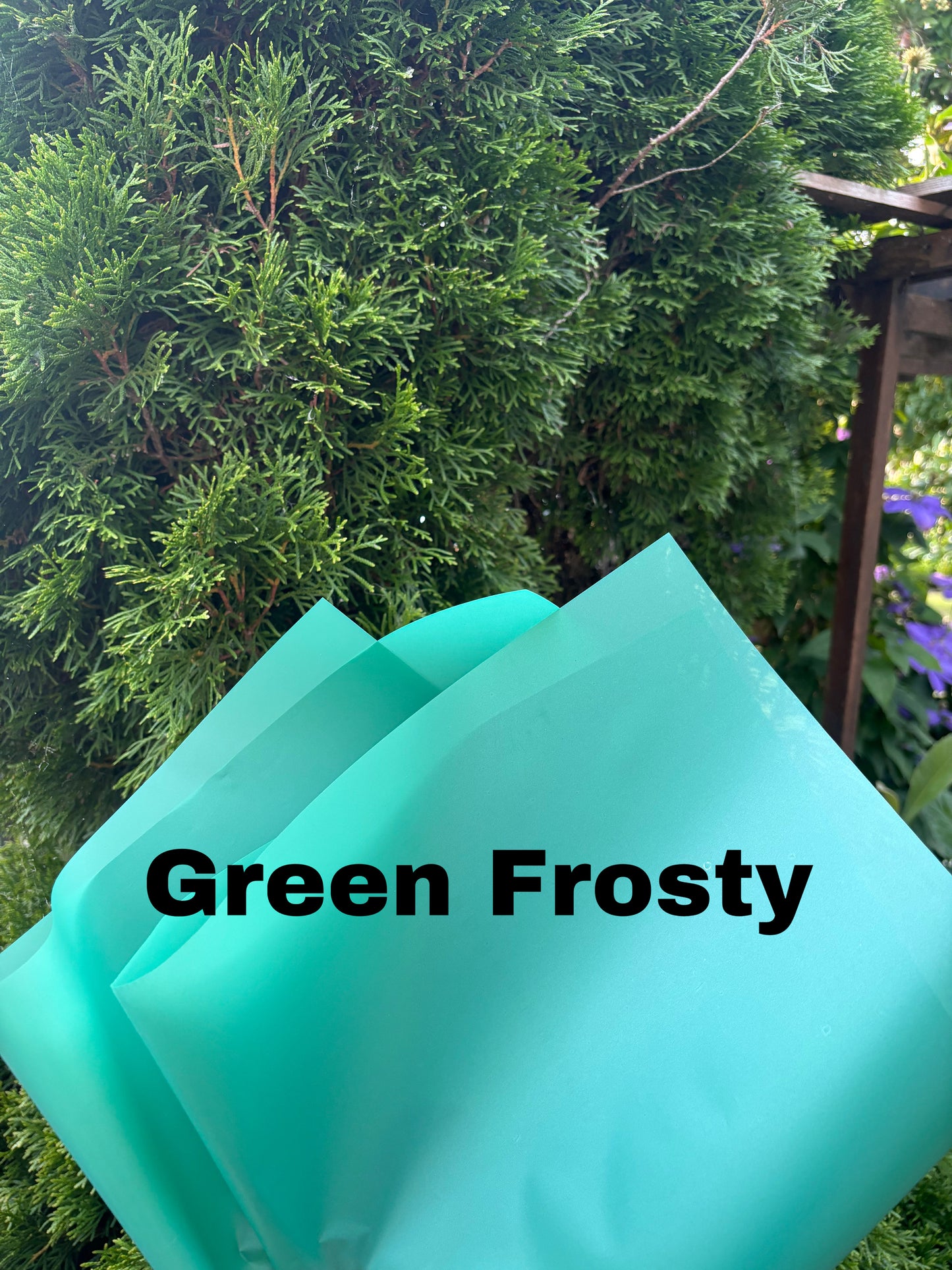 Green Paper solid & frosty