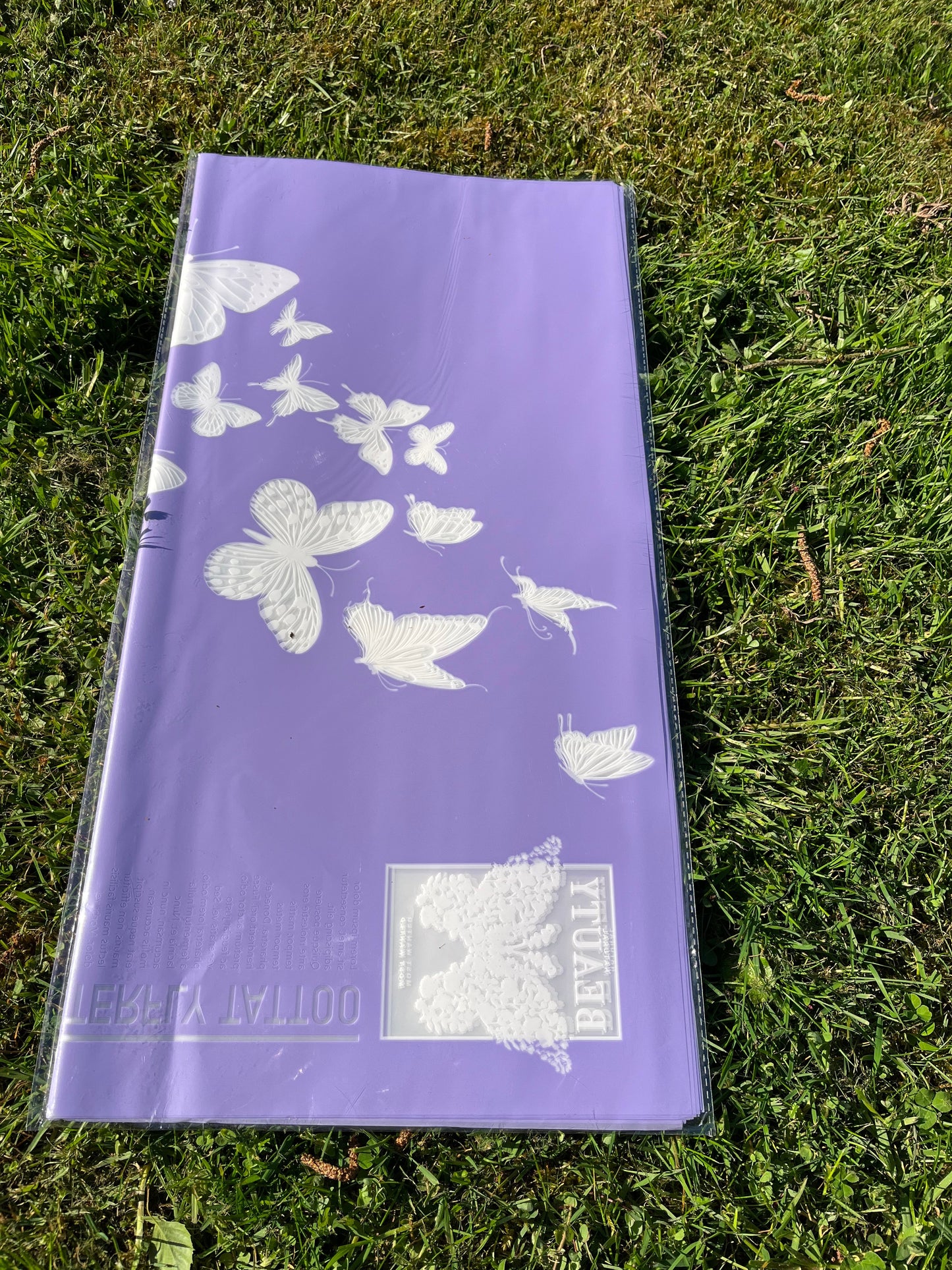 Butterfly print paper